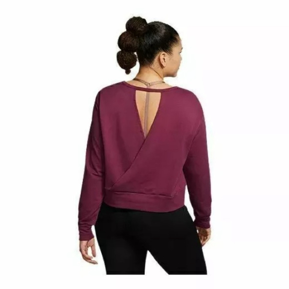 Excellent Condition Nike Yoga Wrap Cover-Up Villain Red/Shadowberry Small - Picture 2 of 6